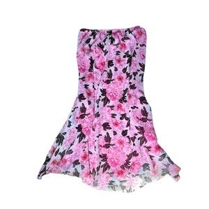 90s Hawaiian Floral MIDI Skirt 🌸